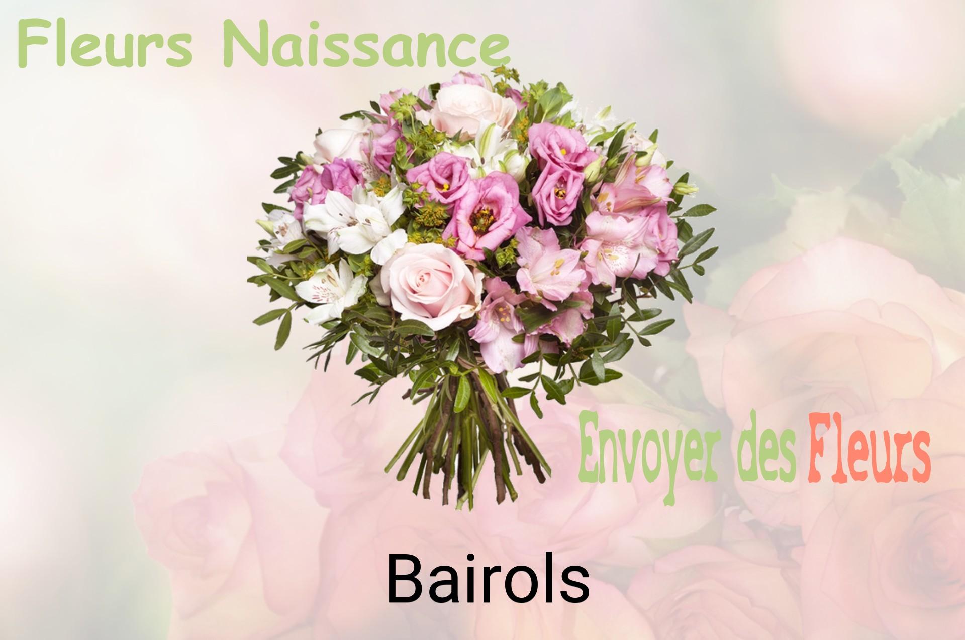 Bouquet de fleurs de naissance livré à Bairols